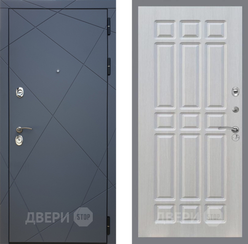 Входная металлическая Дверь Рекс (REX) 13 Силк Титан FL-33 Лиственница беж в Апрелевке