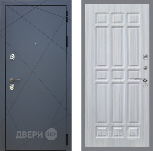 Входная металлическая Дверь Рекс (REX) 13 Силк Титан FL-33 Сандал белый в Апрелевке