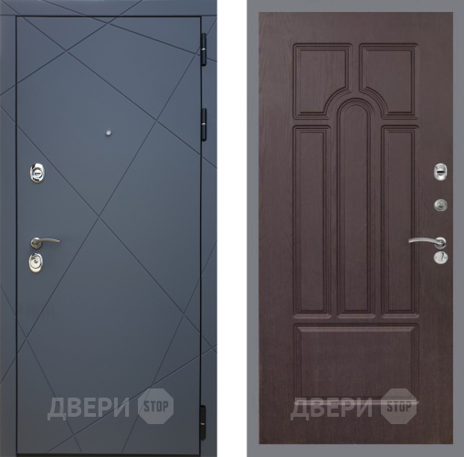 Входная металлическая Дверь Рекс (REX) 13 Силк Титан FL-58 Венге в Апрелевке