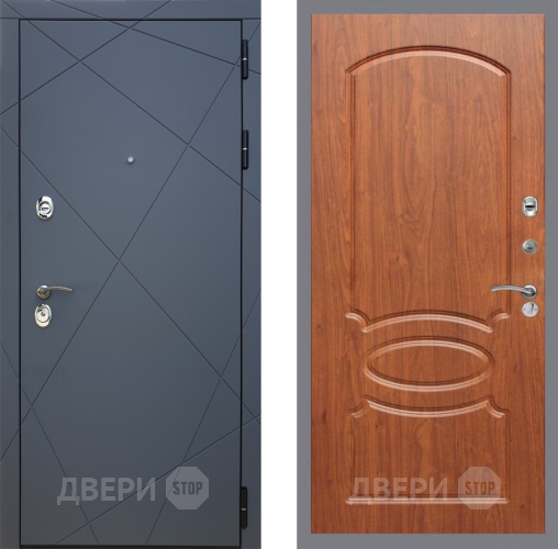 Входная металлическая Дверь Рекс (REX) 13 Силк Титан FL-128 Морёная берёза в Апрелевке