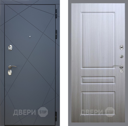 Входная металлическая Дверь Рекс (REX) 13 Силк Титан FL-243 Сандал белый в Апрелевке
