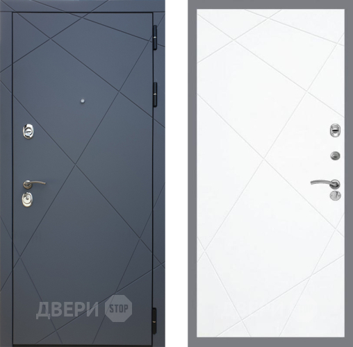 Входная металлическая Дверь Рекс (REX) 13 Силк Титан FL-291 Силк Сноу в Апрелевке