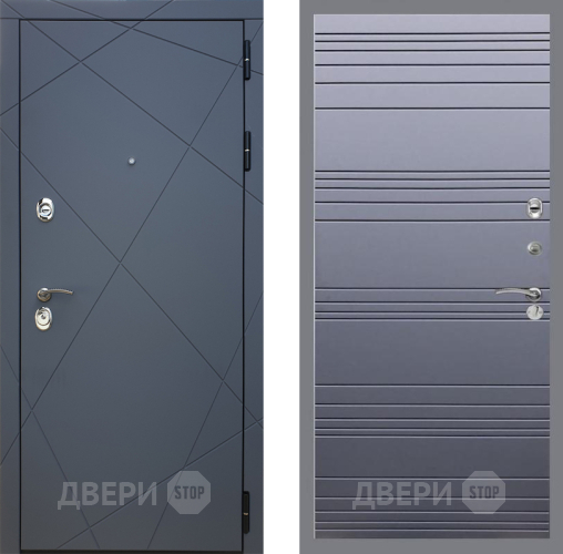 Входная металлическая Дверь Рекс (REX) 13 Силк Титан Line Силк титан в Апрелевке