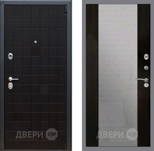 Входная металлическая Дверь Рекс (REX) 12 СБ-16 Зеркало Венге в Апрелевке