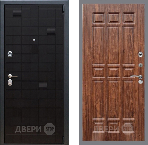 Входная металлическая Дверь Рекс (REX) 12 FL-33 орех тисненый в Апрелевке