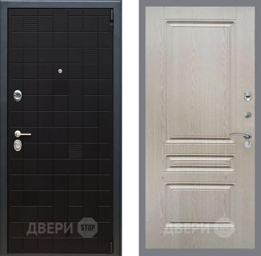 Входная металлическая Дверь Рекс (REX) 12 FL-243 Беленый дуб в Апрелевке
