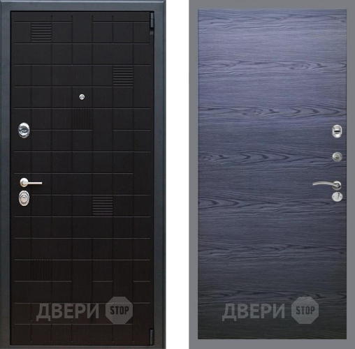 Входная металлическая Дверь Рекс (REX) 12 GL Дуб тангенальный черный в Апрелевке