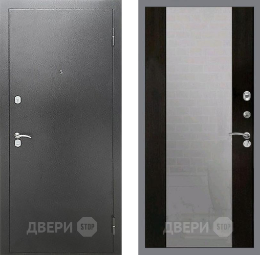 Входная металлическая Дверь Рекс (REX) Сити СБ-16 Зеркало Венге в Апрелевке