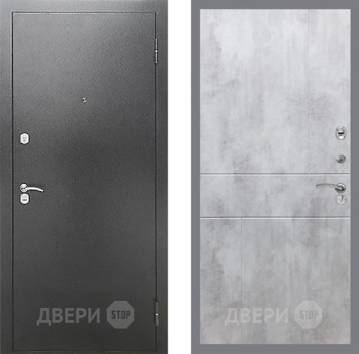 Входная металлическая Дверь Рекс (REX) Сити FL-290 Бетон светлый в Апрелевке