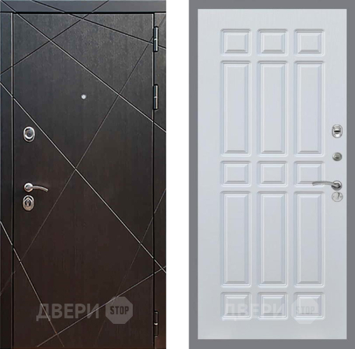 Входная металлическая Дверь Рекс (REX) 13 Венге FL-33 Белый ясень в Апрелевке