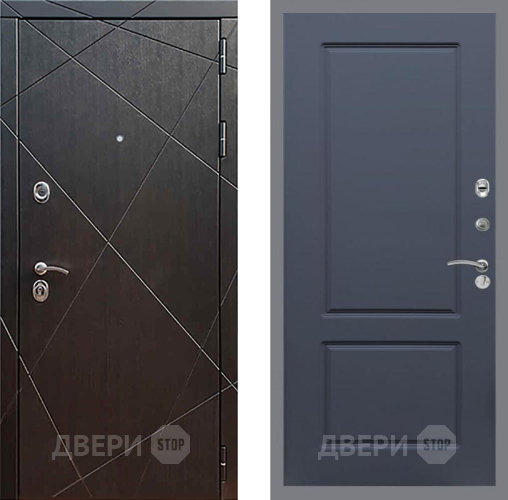 Входная металлическая Дверь Рекс (REX) 13 Венге FL-117 Силк титан в Апрелевке