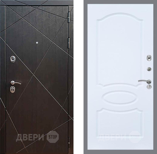 Входная металлическая Дверь Рекс (REX) 13 Венге FL-128 Силк Сноу в Апрелевке