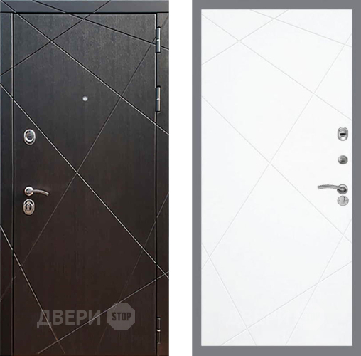 Входная металлическая Дверь Рекс (REX) 13 Венге FL-291 Силк Сноу в Апрелевке