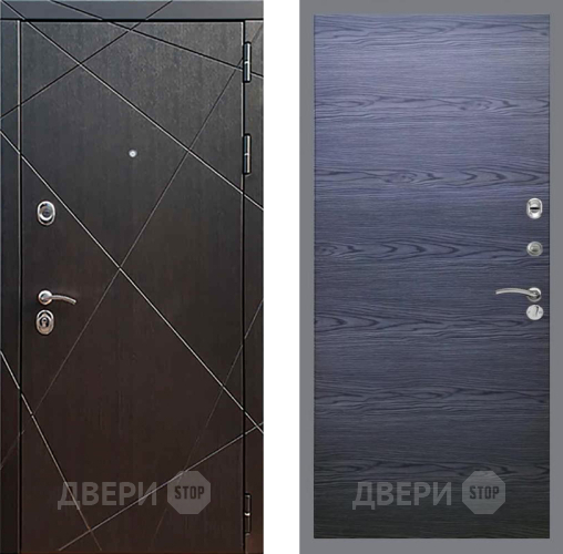 Входная металлическая Дверь Рекс (REX) 13 Венге GL Дуб тангенальный черный в Апрелевке