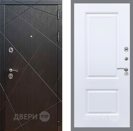 Входная металлическая Дверь Рекс (REX) 13 Венге Смальта Силк Сноу в Апрелевке