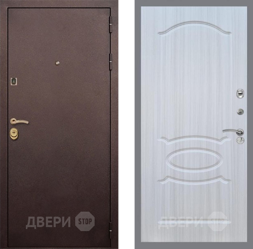 Входная металлическая Дверь Рекс (REX) Лайт 3К FL-128 Сандал белый в Апрелевке