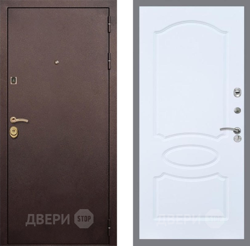 Входная металлическая Дверь Рекс (REX) Лайт 3К FL-128 Силк Сноу в Апрелевке