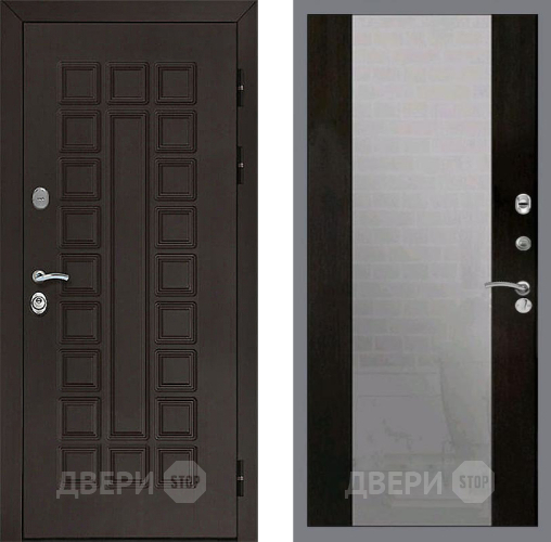 Входная металлическая Дверь Рекс (REX) Сенатор 3К СБ-16 Зеркало Венге в Апрелевке
