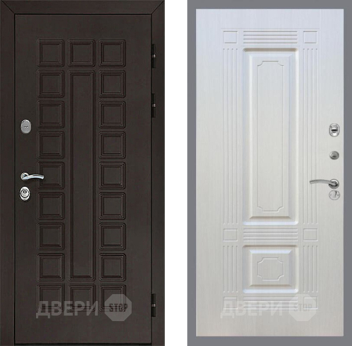 Входная металлическая Дверь Рекс (REX) Сенатор 3К FL-2 Лиственница беж в Апрелевке