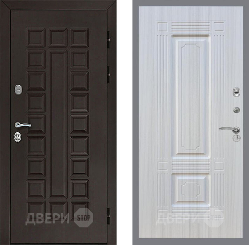 Входная металлическая Дверь Рекс (REX) Сенатор 3К FL-2 Сандал белый в Апрелевке