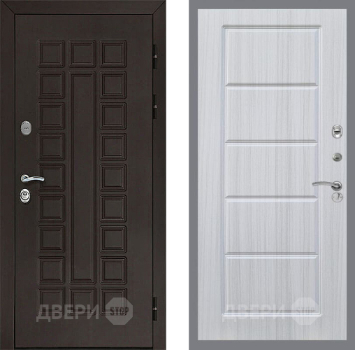 Входная металлическая Дверь Рекс (REX) Сенатор 3К FL-39 Сандал белый в Апрелевке