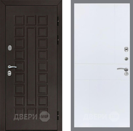 Входная металлическая Дверь Рекс (REX) Сенатор 3К FL-290 Силк Сноу в Апрелевке