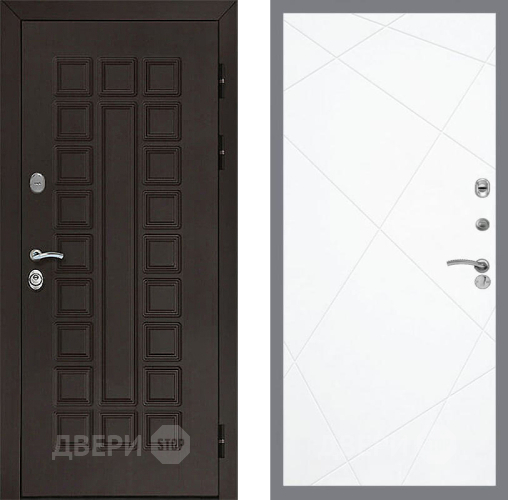 Входная металлическая Дверь Рекс (REX) Сенатор 3К FL-291 Силк Сноу в Апрелевке