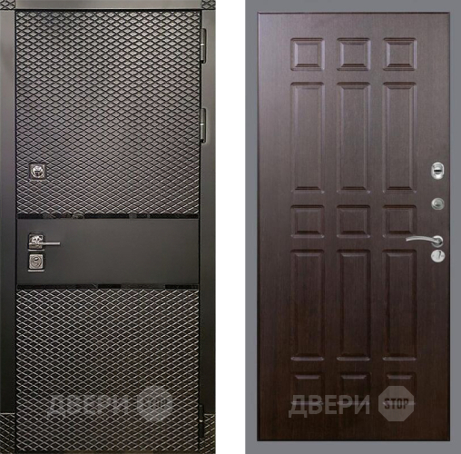 Входная металлическая Дверь Рекс (REX) 15 Черный Кварц FL-33 Венге в Апрелевке