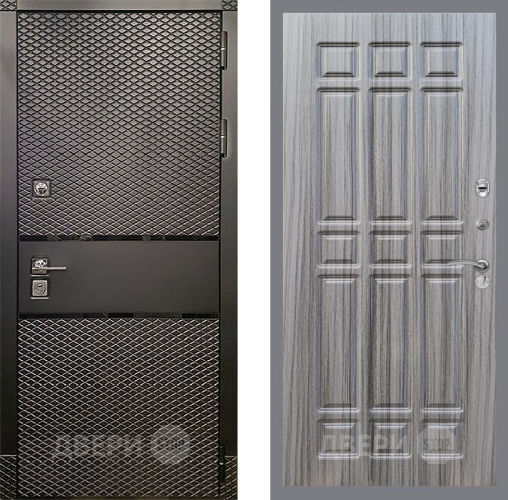 Входная металлическая Дверь Рекс (REX) 15 Черный Кварц FL-33 Сандал грей в Апрелевке