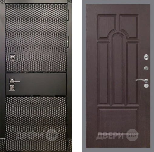 Входная металлическая Дверь Рекс (REX) 15 Черный Кварц FL-58 Венге в Апрелевке