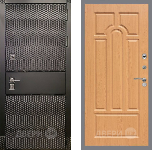 Входная металлическая Дверь Рекс (REX) 15 Черный Кварц FL-58 Дуб в Апрелевке
