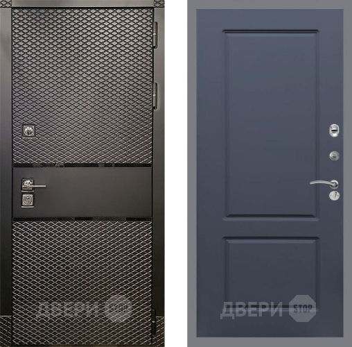 Входная металлическая Дверь Рекс (REX) 15 Черный Кварц FL-117 Силк титан в Апрелевке