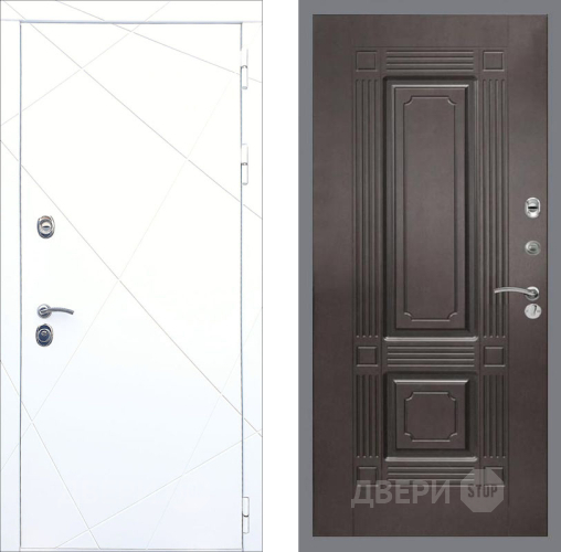 Входная металлическая Дверь Рекс (REX) 13 Силк Сноу FL-2 Венге в Апрелевке