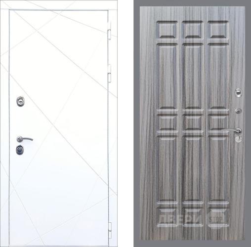 Входная металлическая Дверь Рекс (REX) 13 Силк Сноу FL-33 Сандал грей в Апрелевке