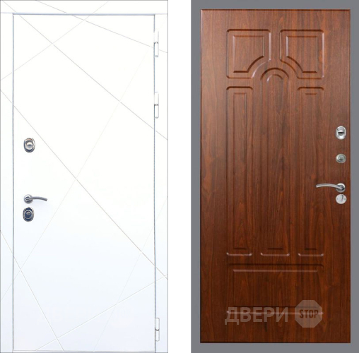 Входная металлическая Дверь Рекс (REX) 13 Силк Сноу FL-58 Морёная берёза в Апрелевке