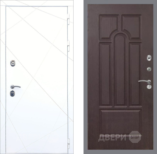 Входная металлическая Дверь Рекс (REX) 13 Силк Сноу FL-58 Венге в Апрелевке