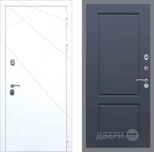 Входная металлическая Дверь Рекс (REX) 13 Силк Сноу FL-117 Силк титан в Апрелевке