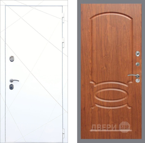 Входная металлическая Дверь Рекс (REX) 13 Силк Сноу FL-128 Морёная берёза в Апрелевке