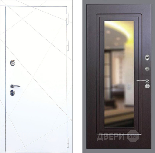 Входная металлическая Дверь Рекс (REX) 13 Силк Сноу FLZ-120 Венге в Апрелевке