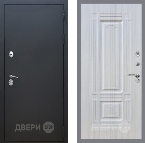 Входная металлическая Дверь Рекс (REX) 5 Черный Муар FL-2 Сандал белый в Апрелевке