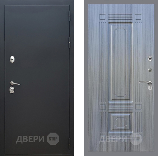 Входная металлическая Дверь Рекс (REX) 5 Черный Муар FL-2 Сандал грей в Апрелевке