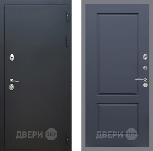 Входная металлическая Дверь Рекс (REX) 5 Черный Муар FL-117 Силк титан в Апрелевке