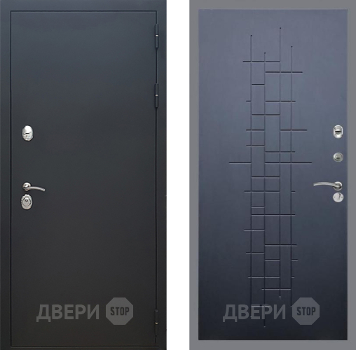 Входная металлическая Дверь Рекс (REX) 5 Черный Муар FL-289 Ясень черный в Апрелевке