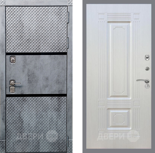 Входная металлическая Дверь Рекс (REX) 15 Бетон Темный FL-2 Лиственница беж в Апрелевке