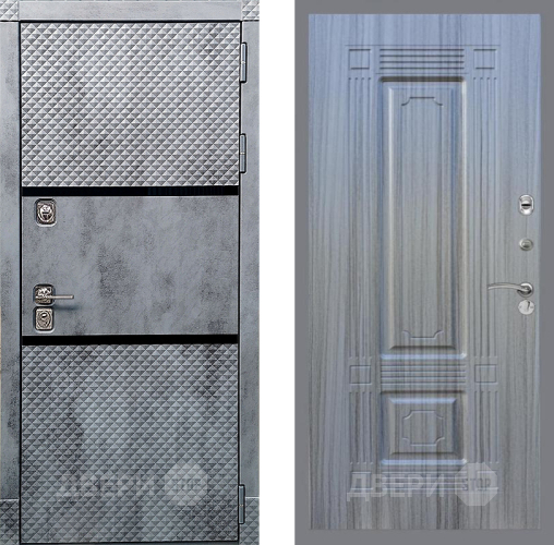 Входная металлическая Дверь Рекс (REX) 15 Бетон Темный FL-2 Сандал грей в Апрелевке