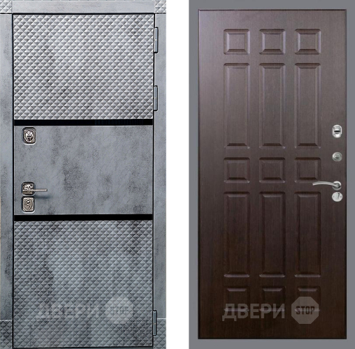 Входная металлическая Дверь Рекс (REX) 15 Бетон Темный FL-33 Венге в Апрелевке