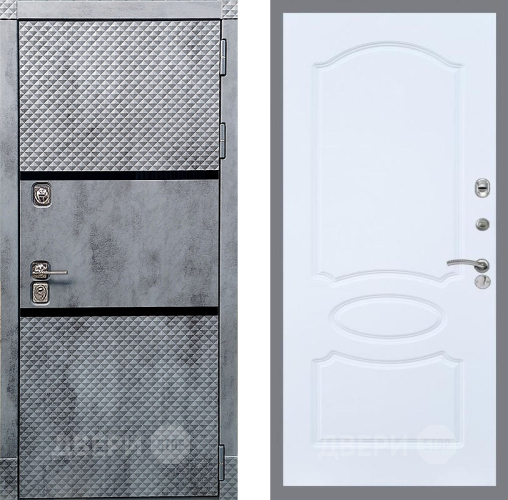 Входная металлическая Дверь Рекс (REX) 15 Бетон Темный FL-128 Силк Сноу в Апрелевке