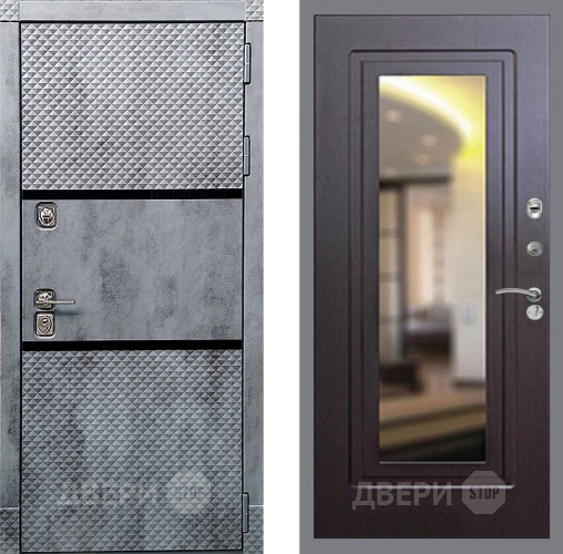 Входная металлическая Дверь Рекс (REX) 15 Бетон Темный FLZ-120 Венге в Апрелевке