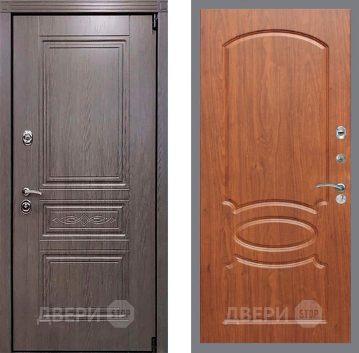 Входная металлическая Дверь Рекс (REX) Премиум-S FL-128 Морёная берёза в Апрелевке