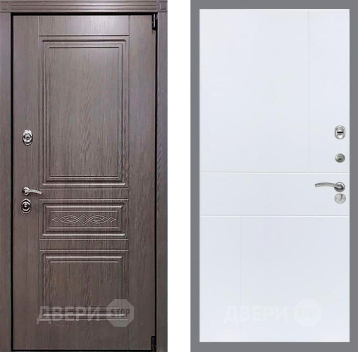 Входная металлическая Дверь Рекс (REX) Премиум-S FL-290 Силк Сноу в Апрелевке